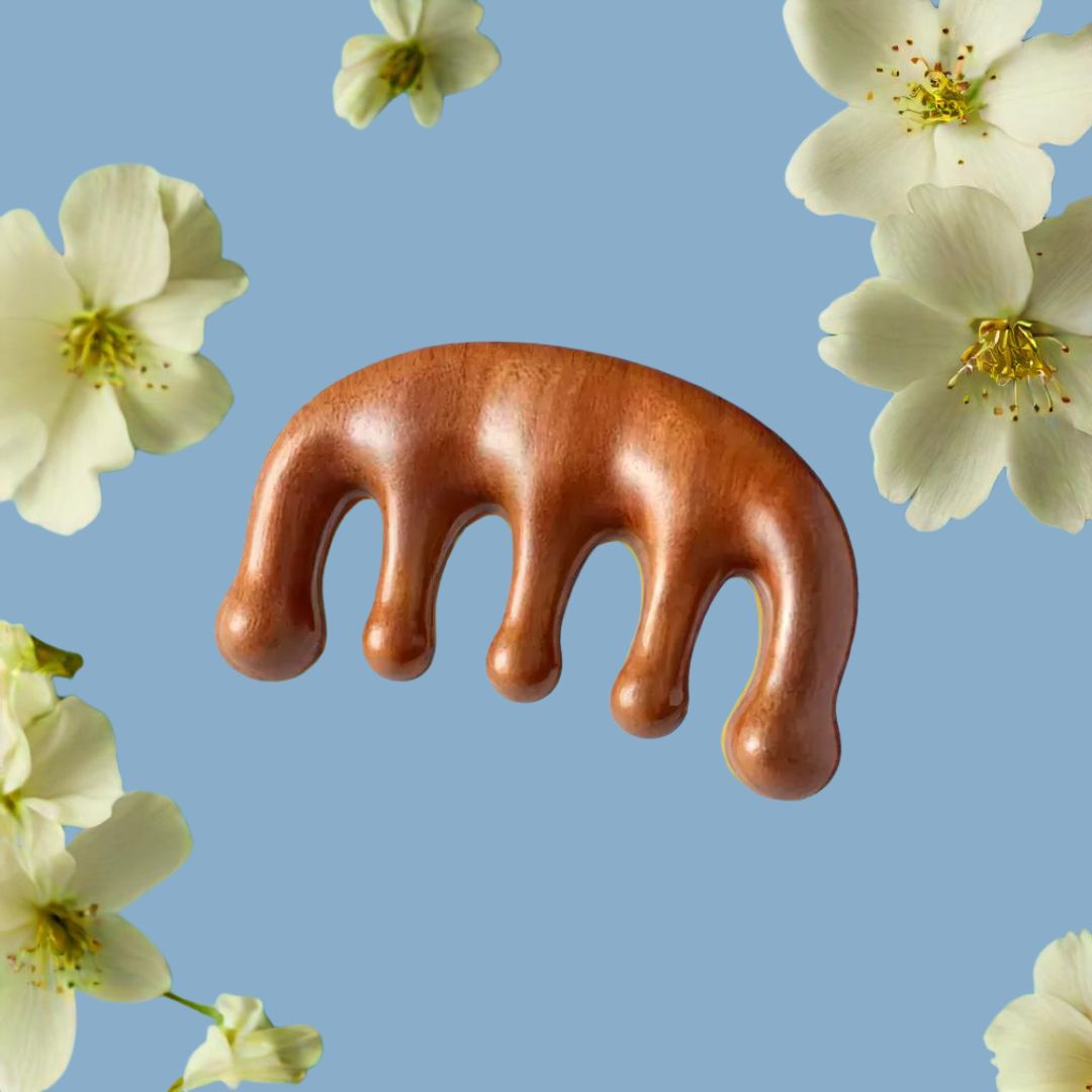Clofina™ Wooden Scalp Massage Comb
